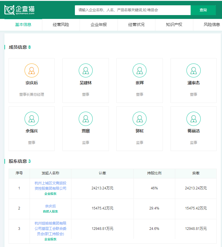 宗馥莉接手母亲名下两家公司均为宏胜集团旗下公司！知情人士：宗馥莉请辞娃哈哈前已博弈一个多月【附软饮料行业现状分析】(图3)